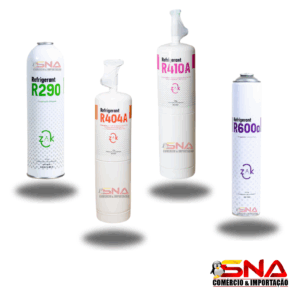 Refil de Gás Refigerante R290 | R404A | R410A | R600a Zak